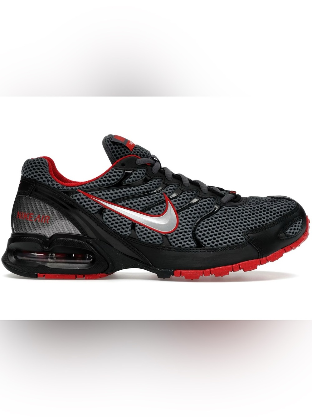 Nike Air Max Torch 4 Dark Grey Metallic Silver Red Nby 343846-006 Men's